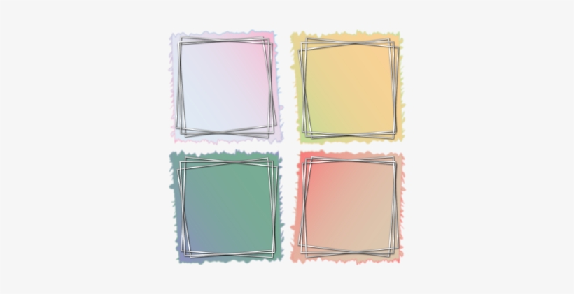 Abstract Silver Frame Vector Set, Shape, Frame, Line - Vector Graphics, transparent png download