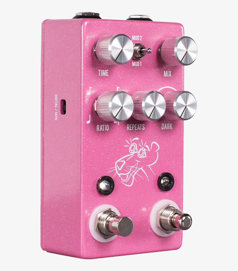 As The Delay Pedal Arms Race Brings Us Bigger Boxes - Jhs Pedals Pink Panther Delay Effektgerät 258492, transparent png download