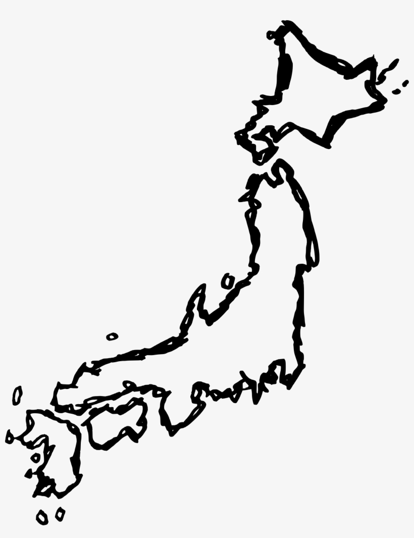 This Free Icons Png Design Of Drawn Map Of Japan, transparent png download
