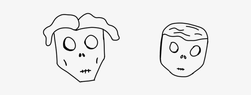Skull Skullface Today Dark Tumblr Overlay Png Cartoon, transparent png download