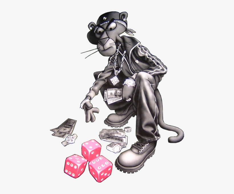 Pink Panther Gangsta - Pink Panther Rap, transparent png download