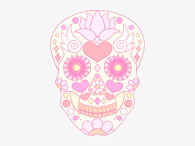 Day Of The Dead, Lovely, Mexico, Pink, Skull - Calavera, transparent png download