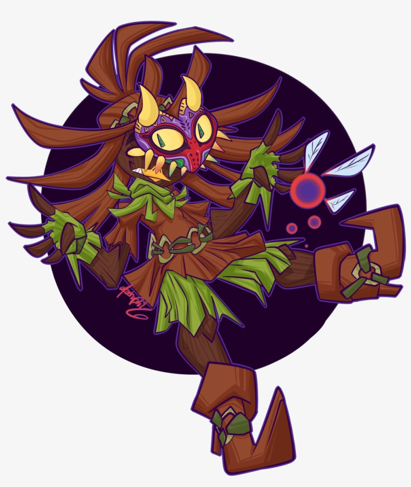 Skull Kid - Cartoon, transparent png download
