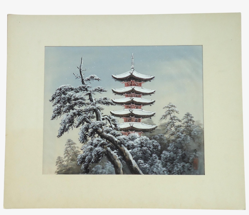 Image Library Library Pagoda Drawing Watercolor, transparent png download