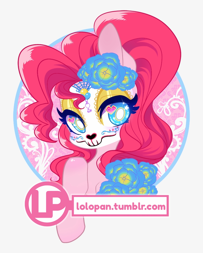 Lolopan, Dia De Los Muertos, Pinkie Pie, Safe, Simple - My Little Pony: Friendship Is Magic, transparent png download