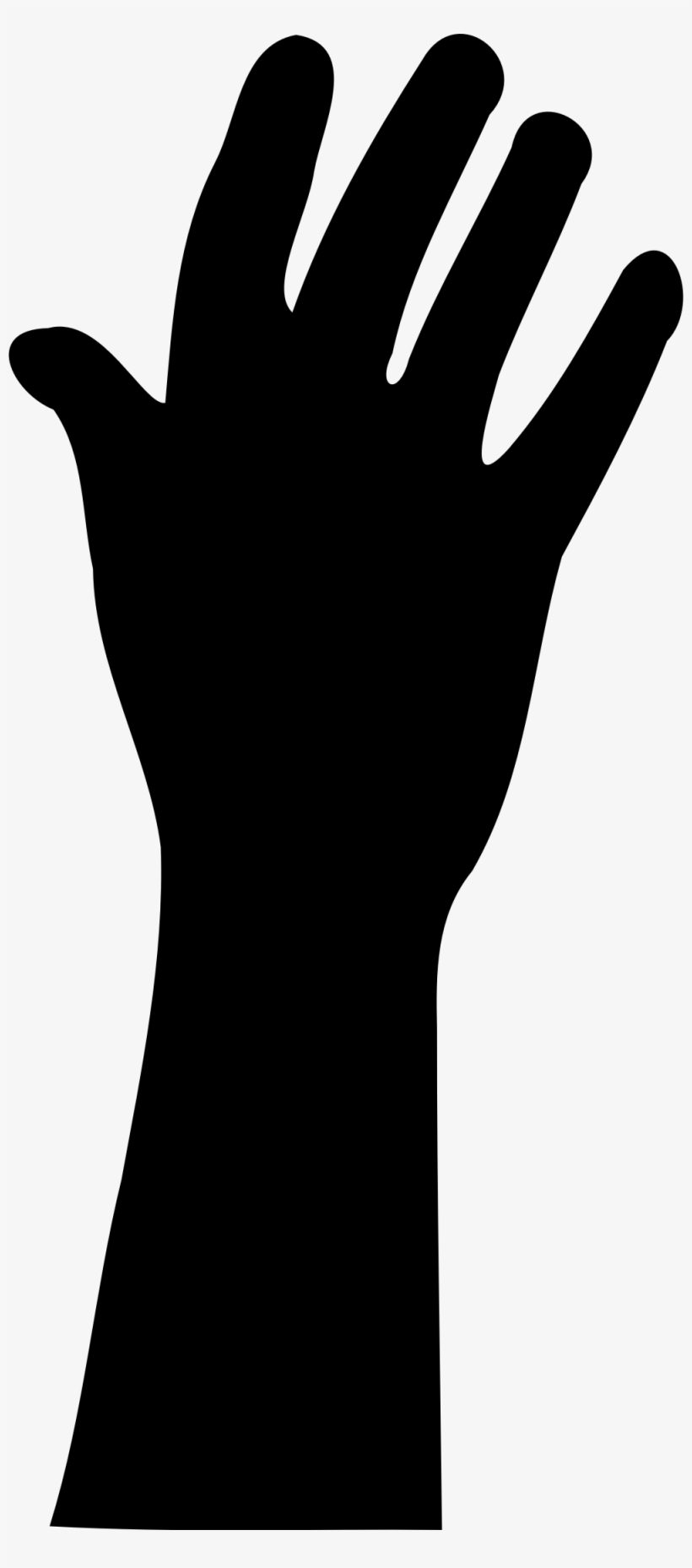Clipart - Silhouette Arm, transparent png download