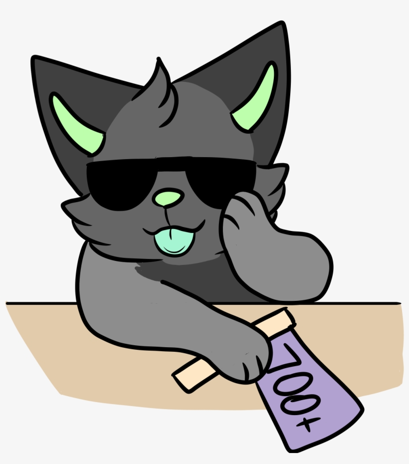 Hands Up For Your Colors - Cat Yawns, transparent png download