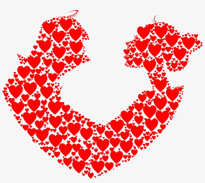 Download Valentines Day Couple Png Image - Couple Silhouette Heart Png ...