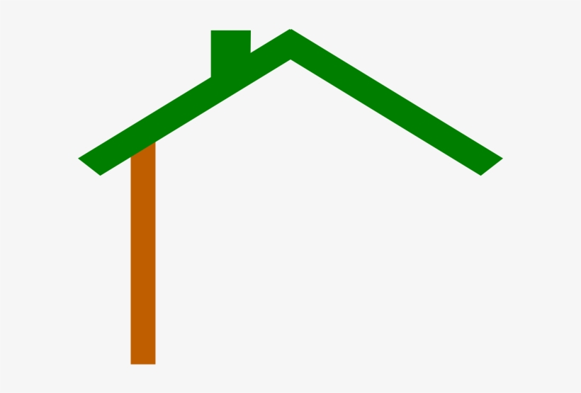 Green Brown House Svg Clip Arts 600 X 491 Px, transparent png download