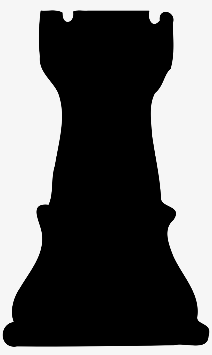 Spade Silhouette At Getdrawings - Piezas De Ajedrez Torre Negra, transparent png download
