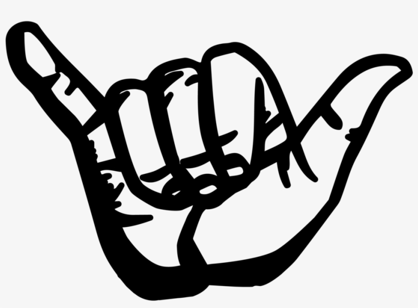 Shaka Drawing Black And White - Prince Eddy Brewery, transparent png download
