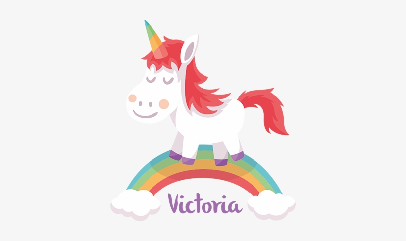 Personalised Unicorn Wall Sticker - Unicornio Infantil Png, transparent png download