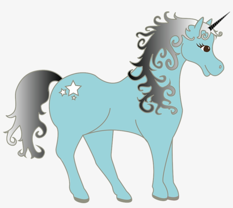 Drawn Unicorn Mystical - Magical And Mystical Creatures, transparent png download