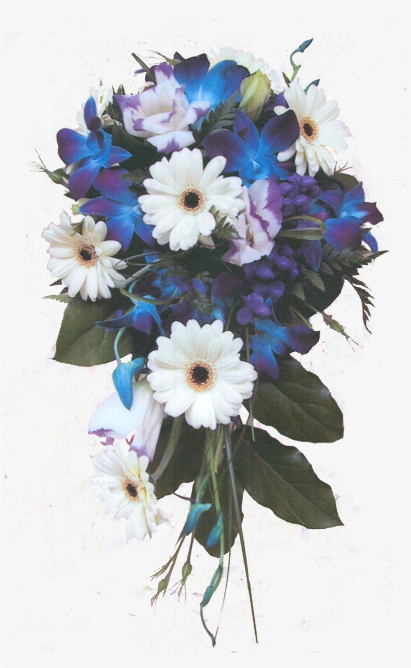 Daisy Bouquet Png Photo - Daisy And Orchid Bouquet, transparent png download