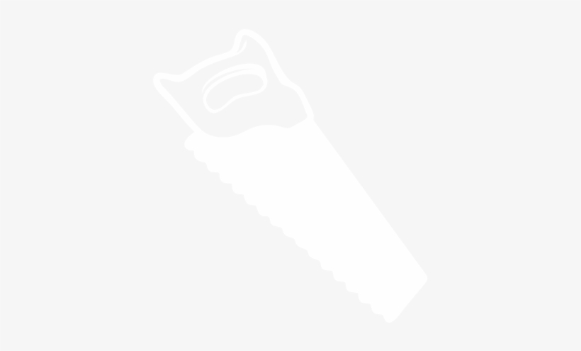 Small - White Saw Png, transparent png download