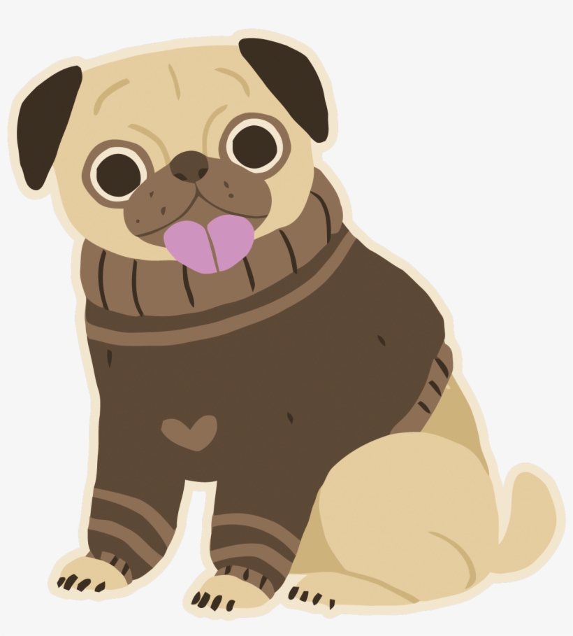 Pug Puppy Dog Breed Pet Toy Dog - Pug Png, transparent png download