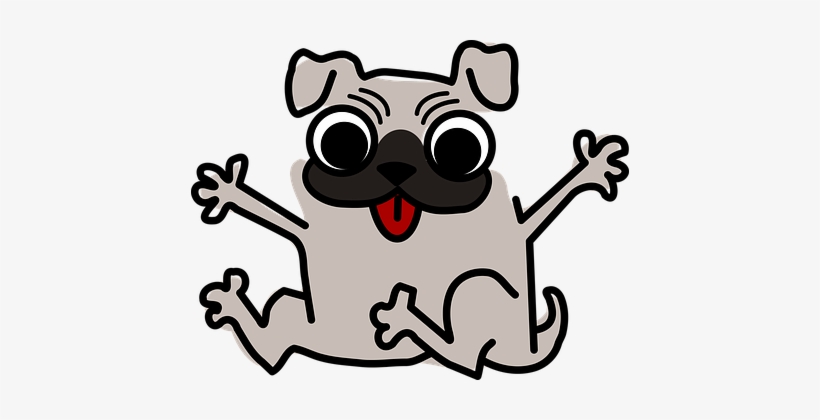 Dog Ideas Pug Dog Dog Pug Pug Pug Pug Pug - Dog Clipart, transparent png download