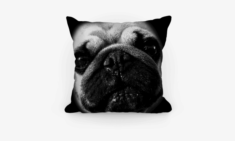 Pug Face Pillow - Going For A Nap, transparent png download