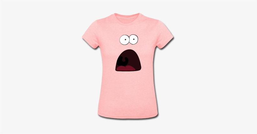 Surprised Patrick Women's T-shirts - T-shirt, transparent png download