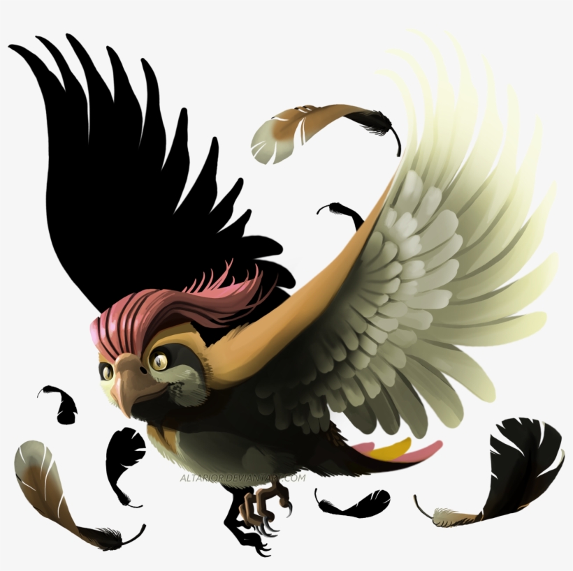 Pidgeotto Used Feather Dance By Altarior - Pidgey Feather, transparent png download