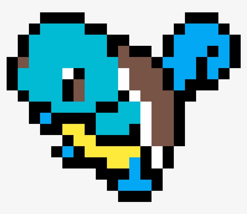 Squirtle Pokemon - Squirtle Pixelado, transparent png download