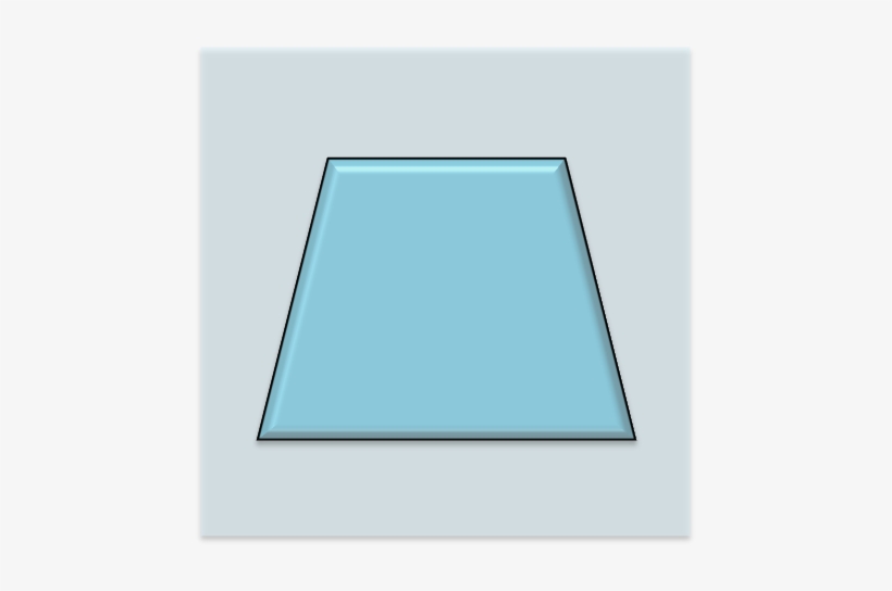 Trapezoid A - Trapezoid Chair Cushion, transparent png download