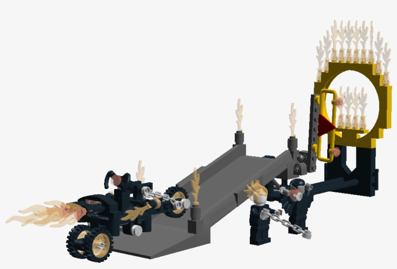 Marvel Superheroes Ghost Rider's Ring Of Fire - Lego, transparent png download