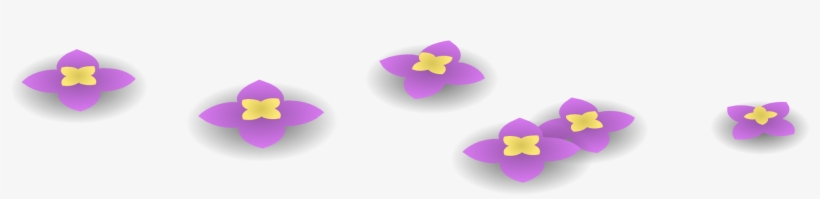 Graphic Purple Flowers On A White Background - Png ดอกไม้ สี ม่วง, transparent png download