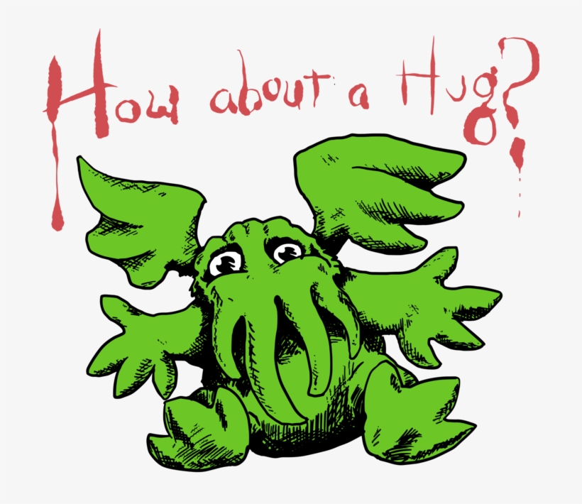 This Is Actually A Project About Shirts Inspired By - Cthulhu Hug, transparent png download