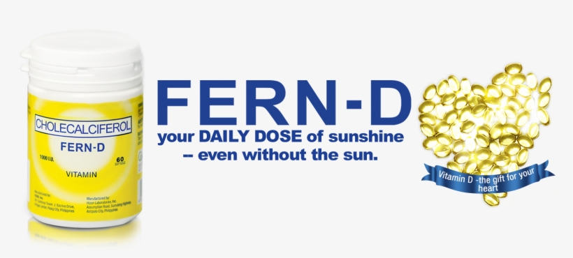 Fern-d Is A Brand Name For The Generic "cholecalciferol", transparent png download