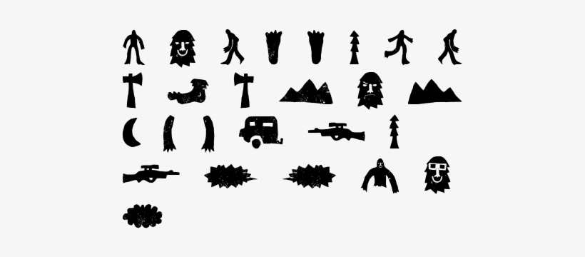 Bigfoot Regular Specimen - Big Foot Icon Png, transparent png download