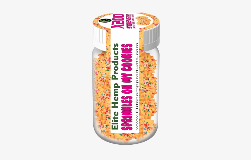 New X200 Cbd Infused Cookies With Sprinkles - Cannabidiol, transparent png download