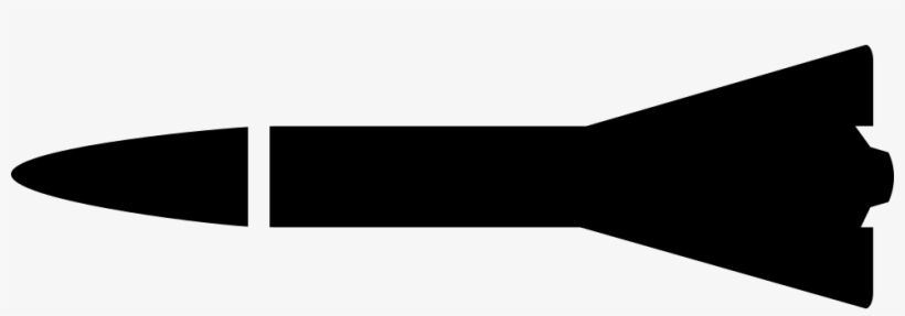 Png File Svg - Missile Silhouette, transparent png download