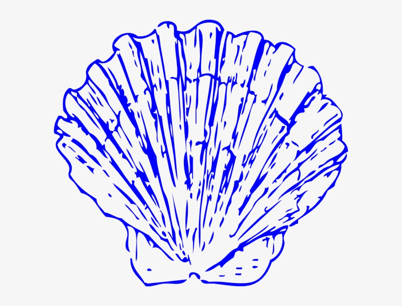 Download Royal Blue Seashell Svg Clip Arts 600 X 544 Px | Transparent ...