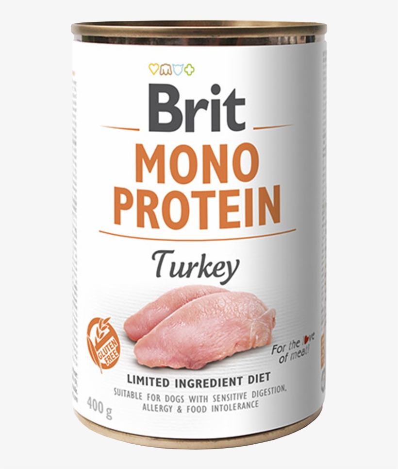 100% Pure Turkey Protein - Brit Care Mono Protein Dog Canned, transparent png download