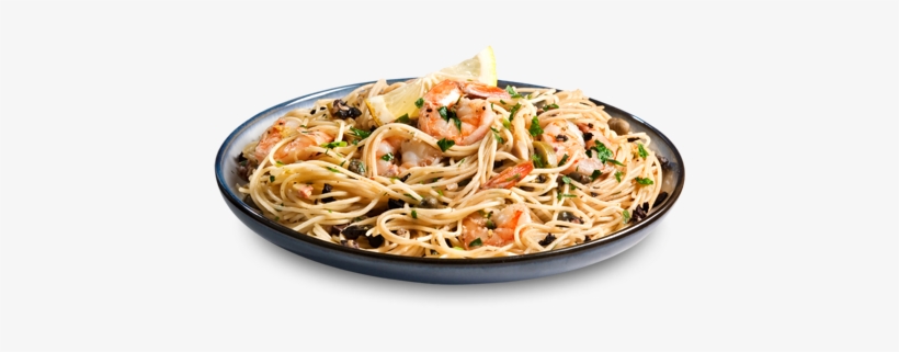 A Piquant, Yet Light Tasting Pasta That Combines Salty - Spaghetti With Shrimps Png, transparent png download
