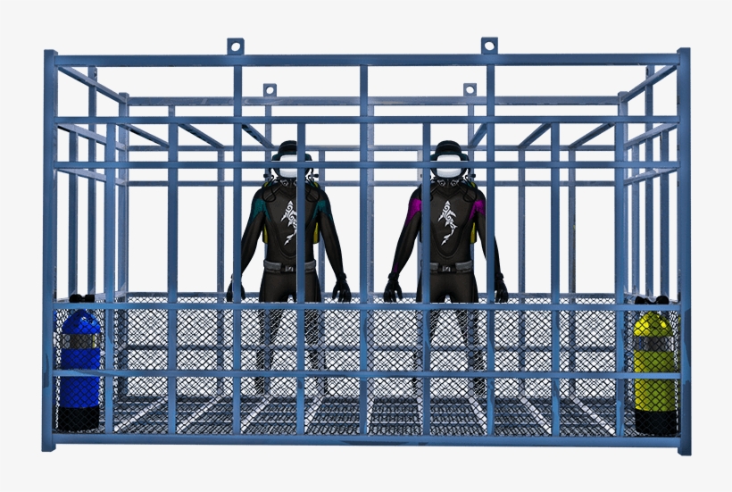 Shark Cage Png - Shark Cage Diving, transparent png download