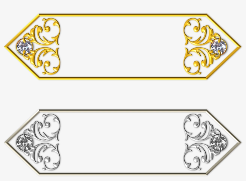 Gold Silver Banner - Diwali, transparent png download