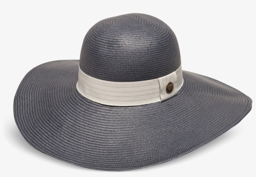 Inspiration Grey Straw Floppy Hat - Fedora, transparent png download