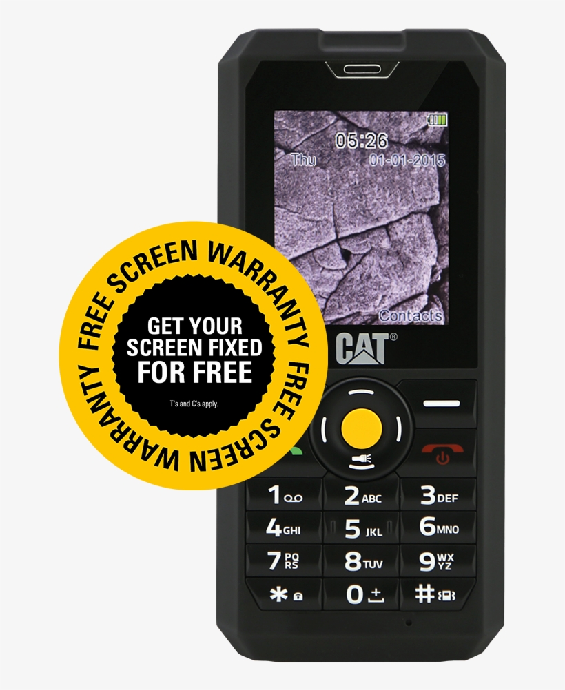 Cat® B30 Mobile Phone - Cat B30 Dual-sim Black De, transparent png download