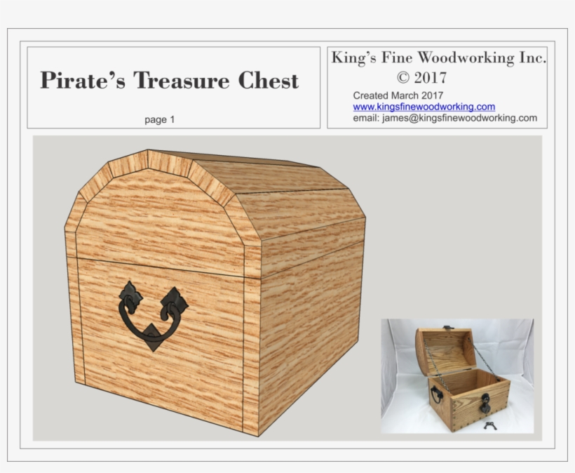 Plans For The Pirates Treasure Chest - Chest, transparent png download