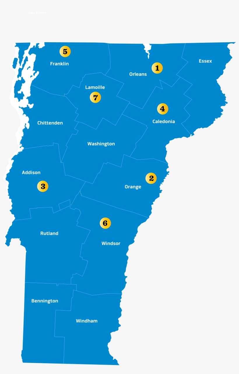 Click To Enlarge Vt-lakes - Vermont State Silhouette, transparent png download