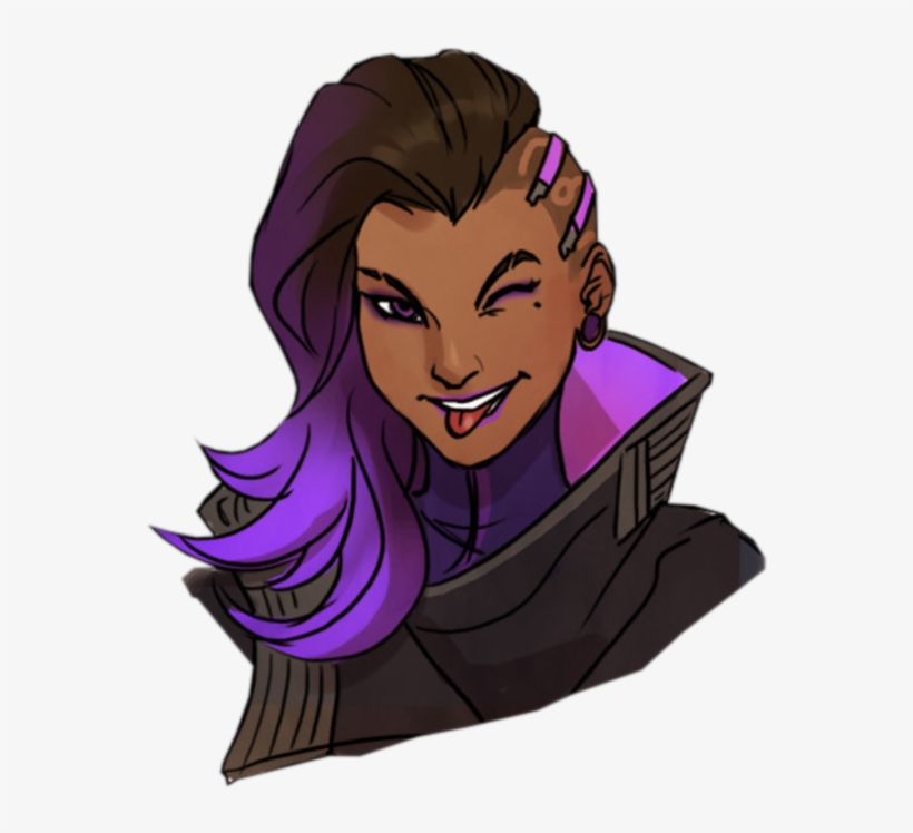 Overwatch Sombra Png - Video Game, transparent png download