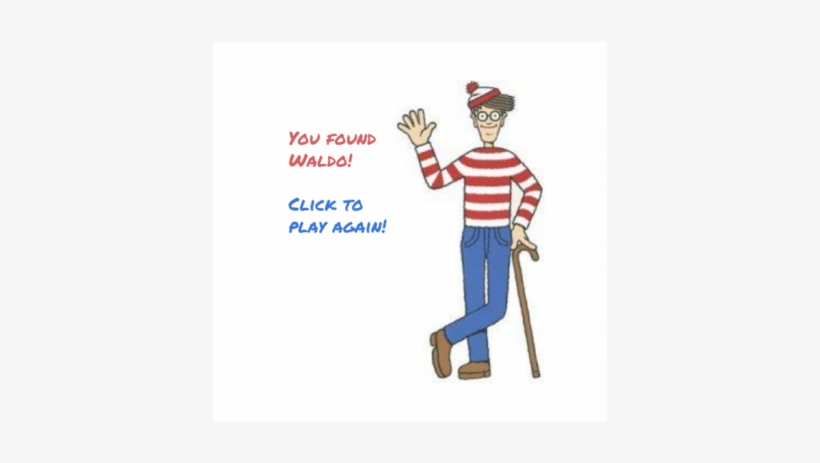 Waldo Click Pae - Where's Wally Character Png, transparent png download