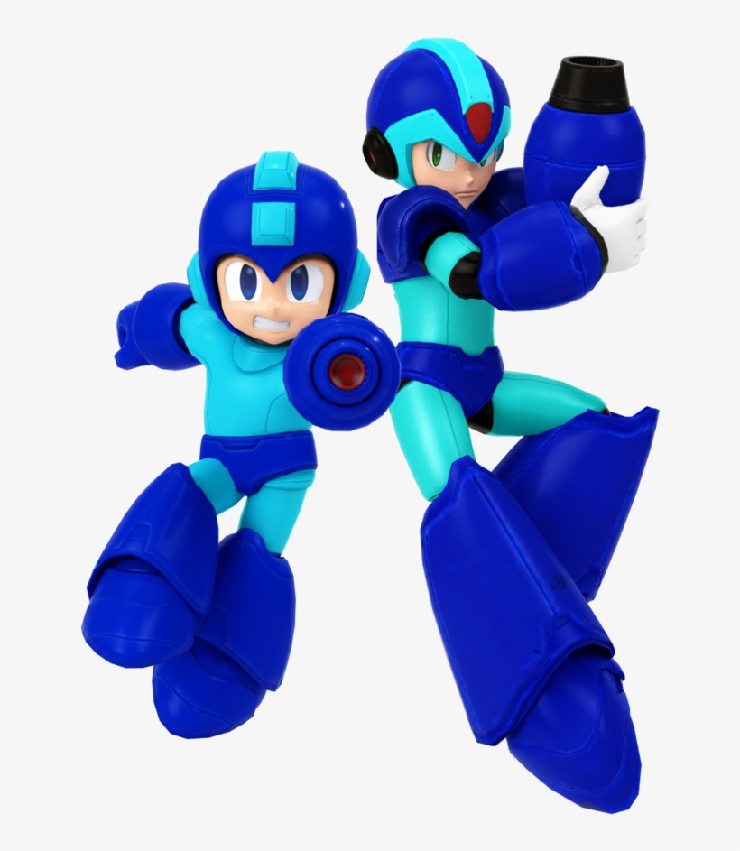 Mega Man And X Render By Kamtheman56 - Mega Man, transparent png download