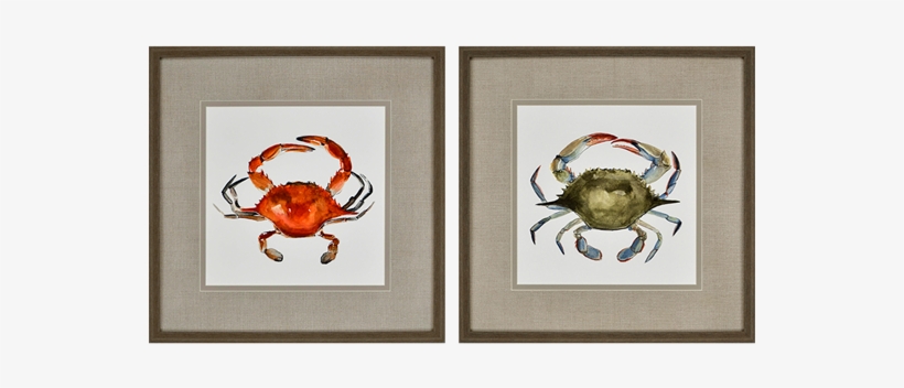 Watercolor Crab Pk/2 - Watercolor Painting, transparent png download