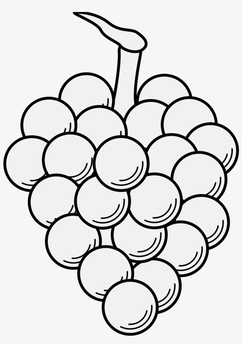 Bunch Of Grapes - Heraldic Grapes, transparent png download