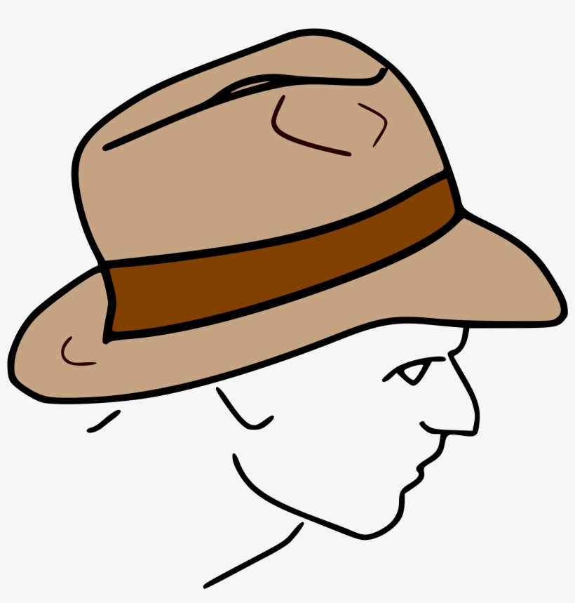 Open - Fedora Hat, transparent png download