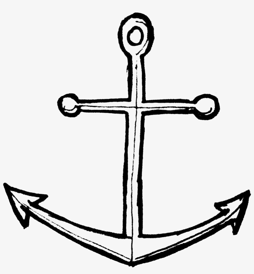 Drawn Anchor Transparent - Frame Anchor Transparent, transparent png download
