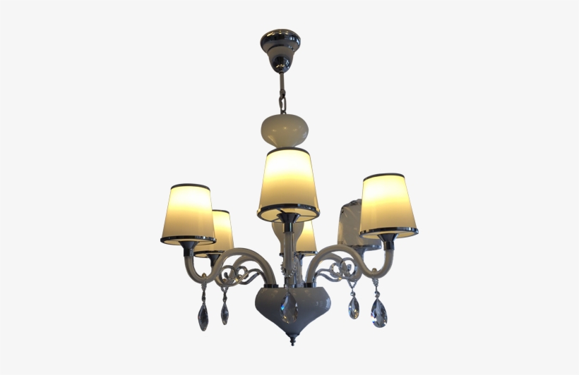 069-1 - Png Transparent Yellow Chandelier, transparent png download